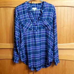 Lucky Brand Flannel Shirt size Medium Multicolored